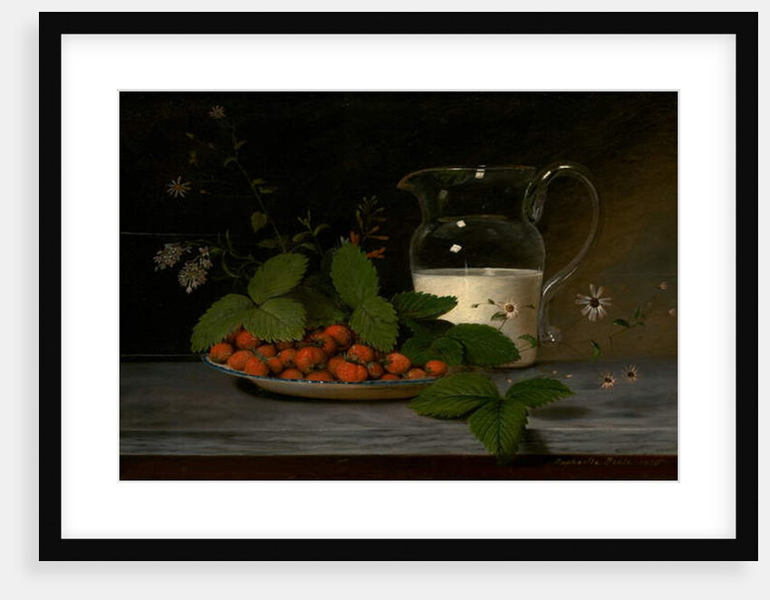 Strawberries and Cream, 1816 by Raphaelle Peale