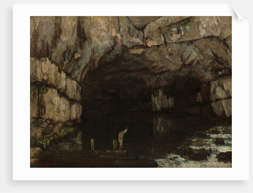 La Grotte de la Loue, 1864 by Gustave Courbet