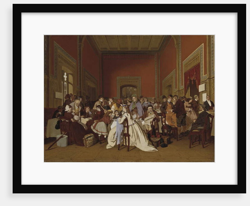 Second Class Waiting-Room, c.1865 by Carl-Hendrik d' Unker