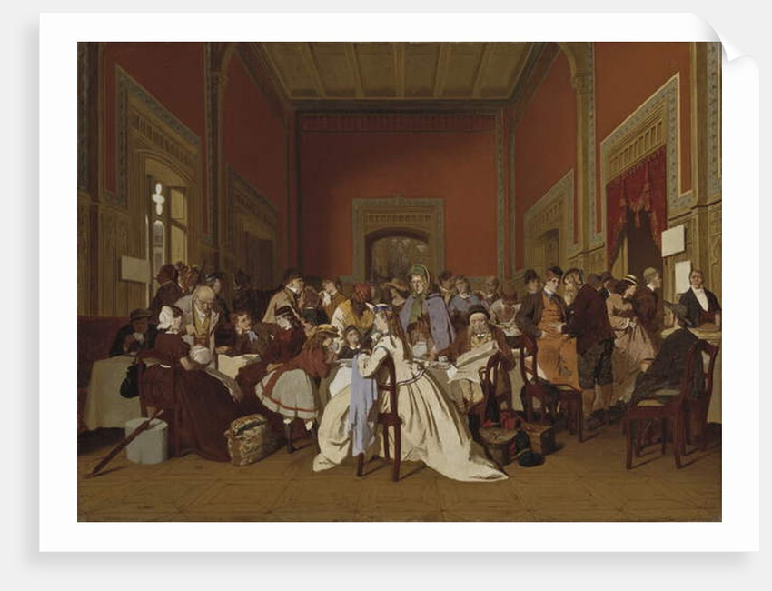 Second Class Waiting-Room, c.1865 by Carl-Hendrik d' Unker