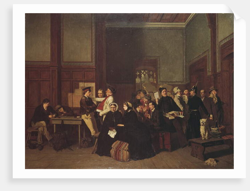 Third-Class Waiting-Room II, c.1865 by Carl-Hendrik d' Unker