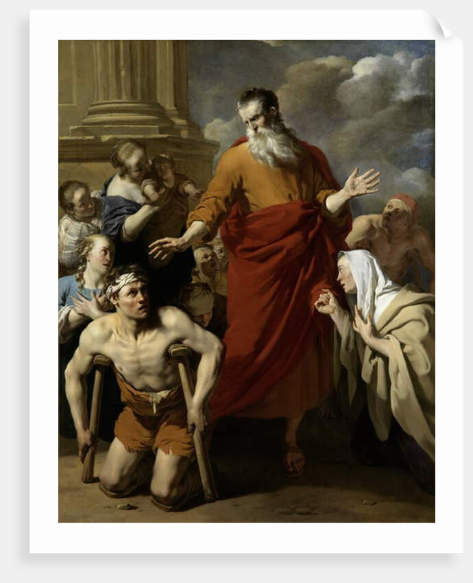 St Paul Healing the Cripple at Lystra, 1663 by Karel Dujardin