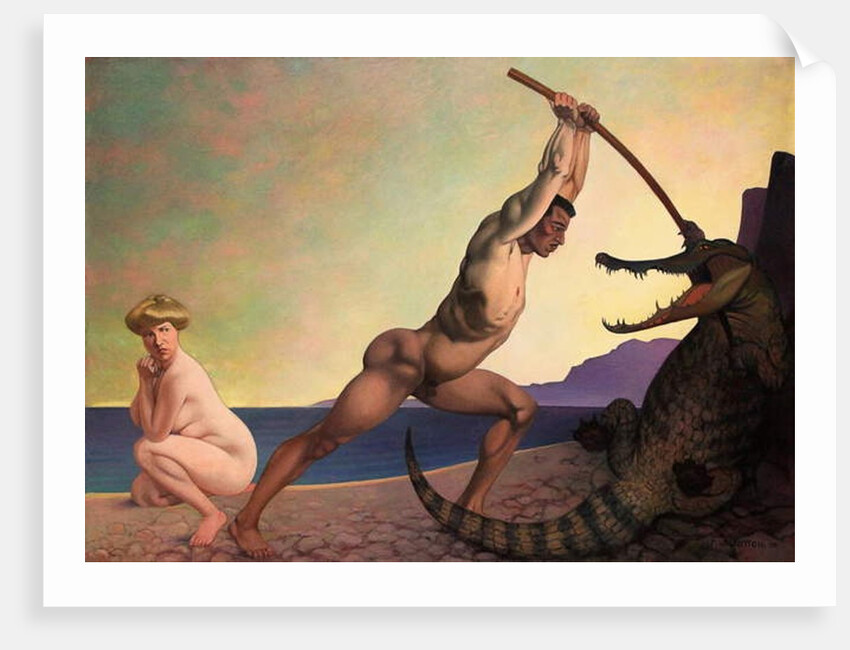 Perseus Slaying the Dragon, 1910 by Felix Edouard Vallotton