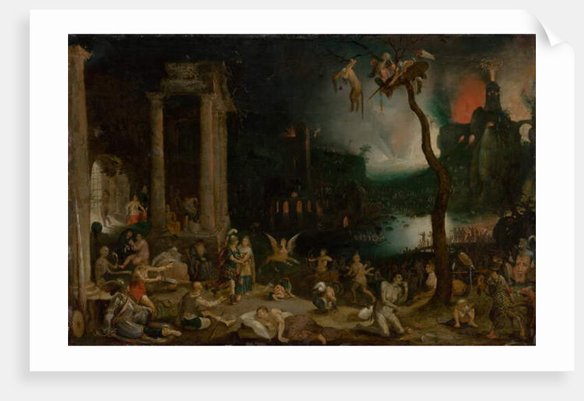 Aeneas and the Sibyl in the underworld, c.1604 by Jan the Elder Brueghel