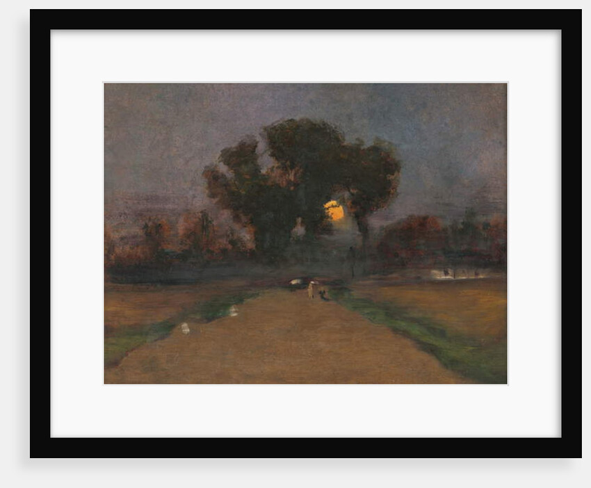 Landscape with setting sun, 1890-1900 by Laszlo Mednyanszky