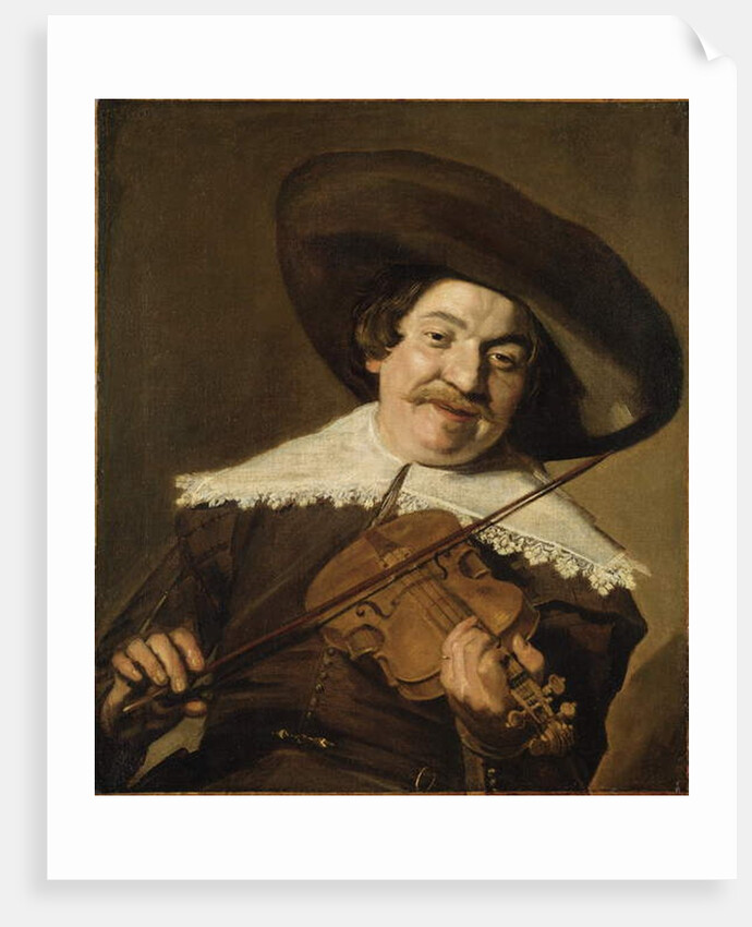 Daniel van Aken Playing the Violin, c.1640 by Frans Hals