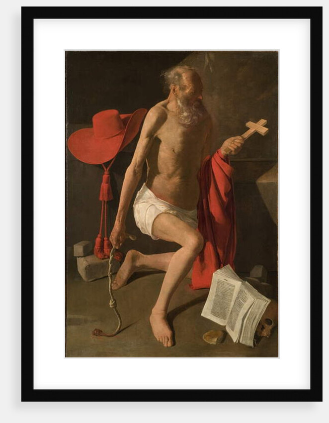 The Penitent St. Jerome by Georges de la Tour