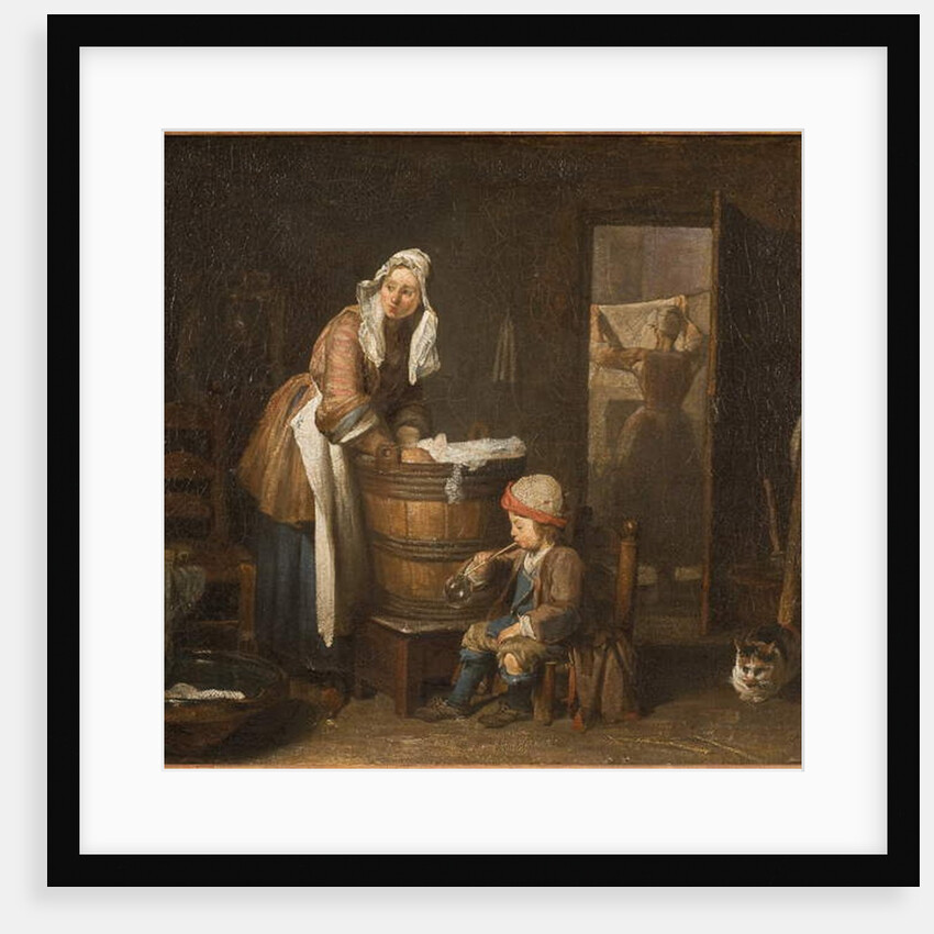 The Washerwoman by Jean-Baptiste Simeon Chardin