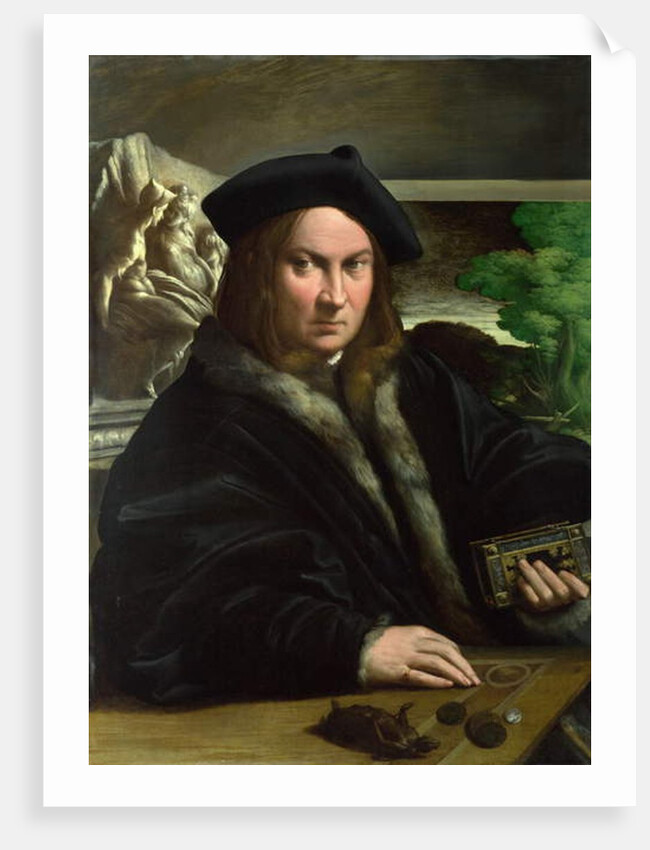 Portrait of a Collector, c.1523 by Parmigianino