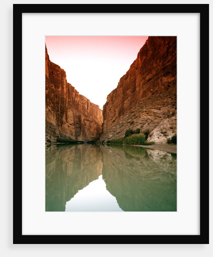 Bluffs above Rio Grande in Big Bend National Park, Texas by Anonymous