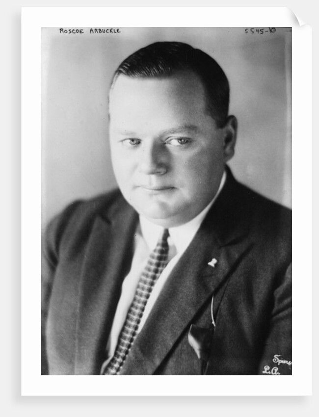 Roscoe 'Fatty' Arbuckle by American Photographer