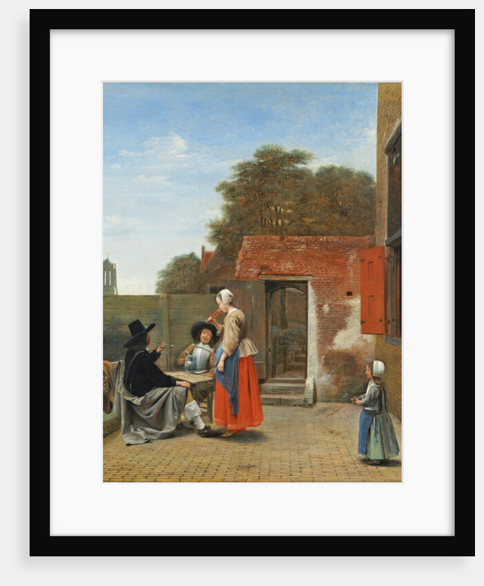 A Dutch Courtyard, c.1658-60 by Pieter de Hooch
