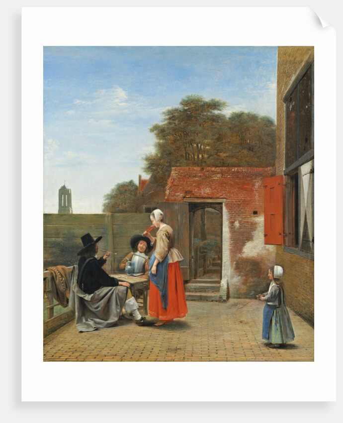 A Dutch Courtyard, c.1658-60 by Pieter de Hooch