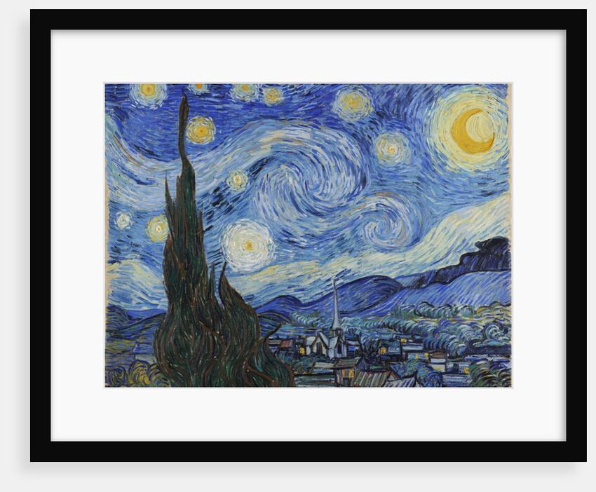 The Starry Night, June 1889 by Vincent van Gogh