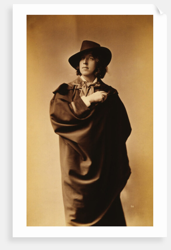 Oscar Wilde, c.1882 by Napoleon Sarony