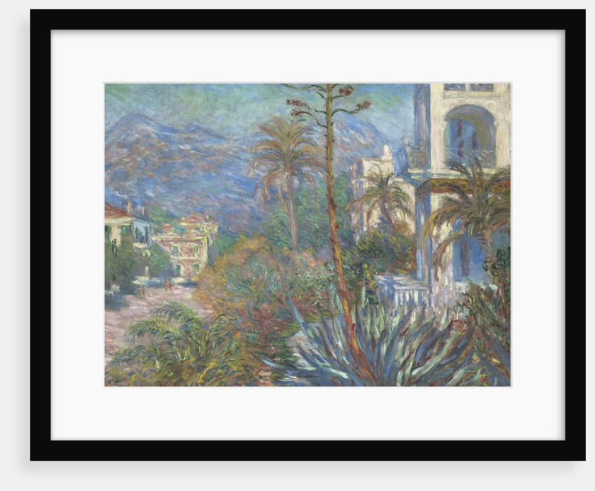 Villas at Bordighera, 1884 by Claude Monet
