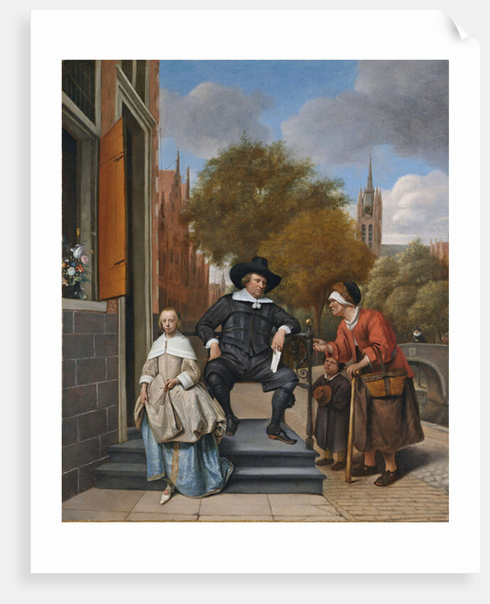 The Burgher of Delft and his Daughter, 1655 by Jan Havicksz. Steen