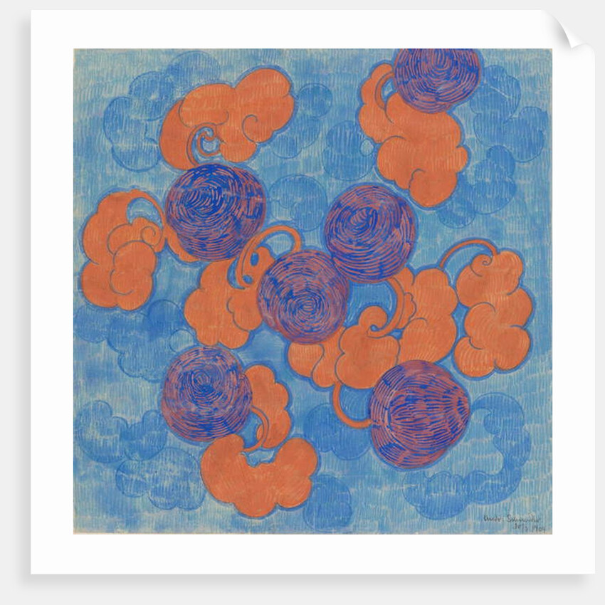 Pattern sheet, 1909 by Andreas Schneider