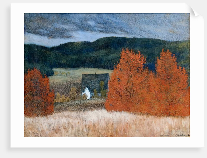 Autumnal Mood, 1899 by Helmer Osslund