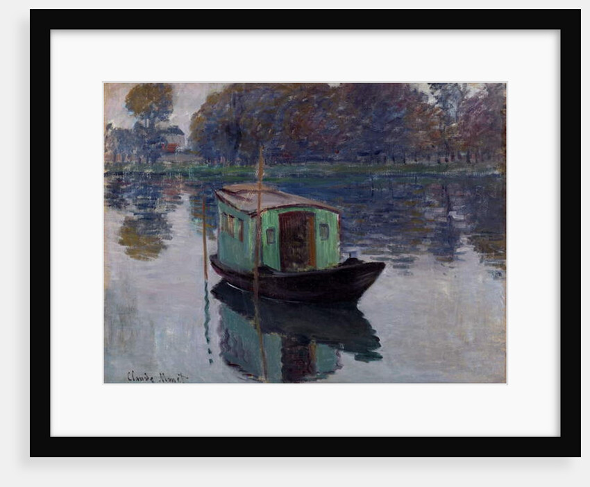 The Studio Boat, 1874 by Claude Monet