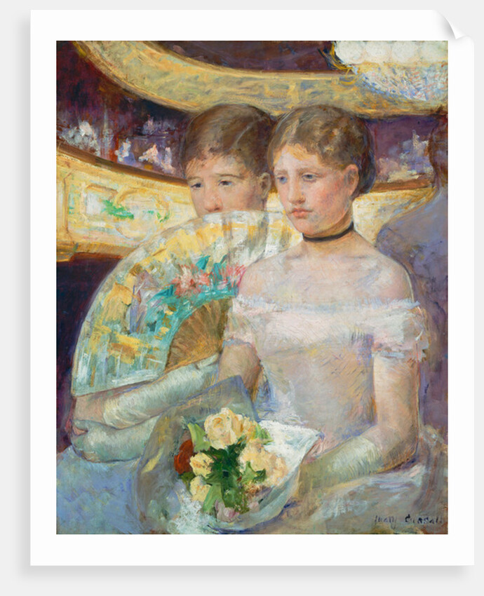 The Loge, 1882 by Mary Stevenson Cassatt