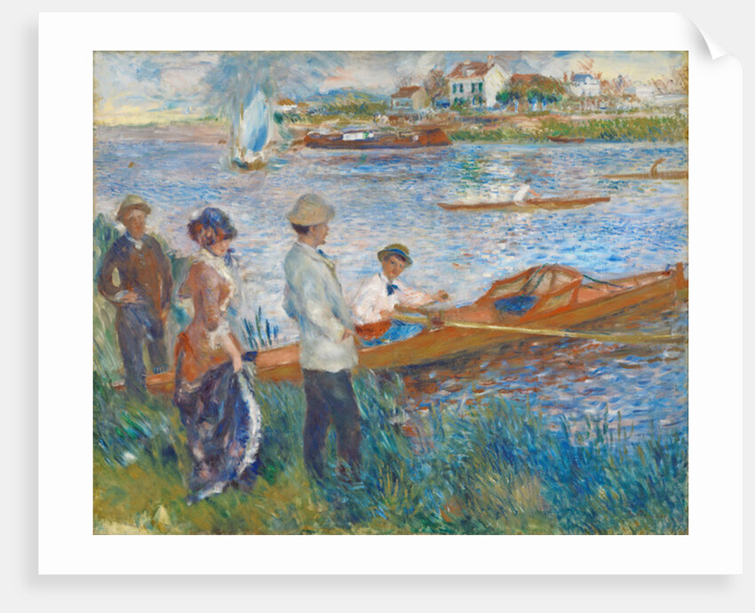 Oarsmen at Chatou, 1879 by Pierre Auguste Renoir