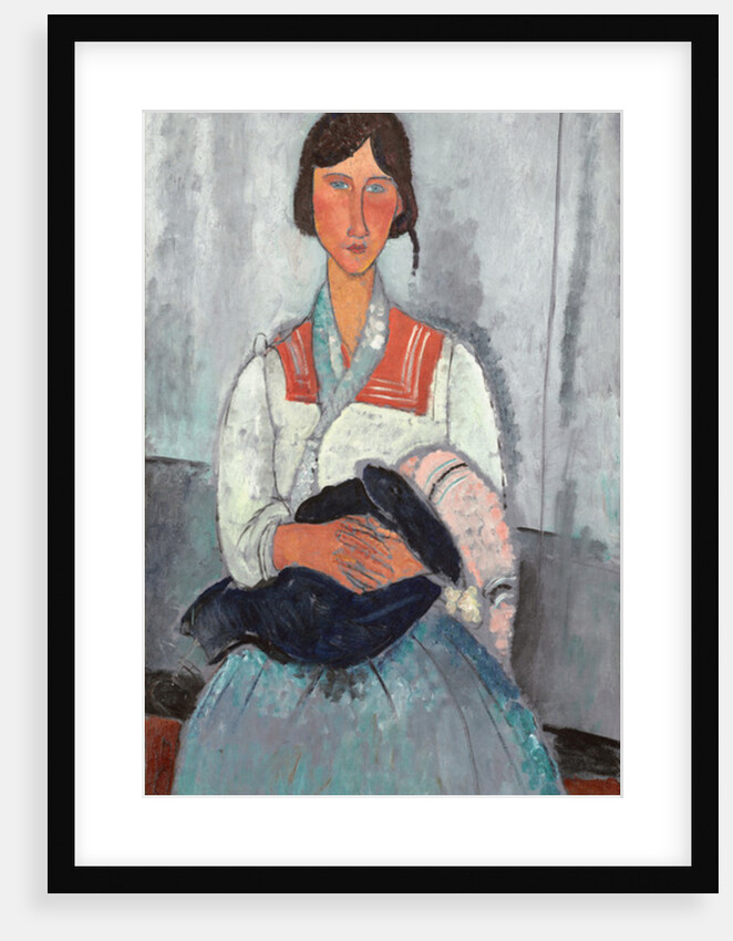 Gypsy Woman with Baby, 1919 by Amedeo Modigliani