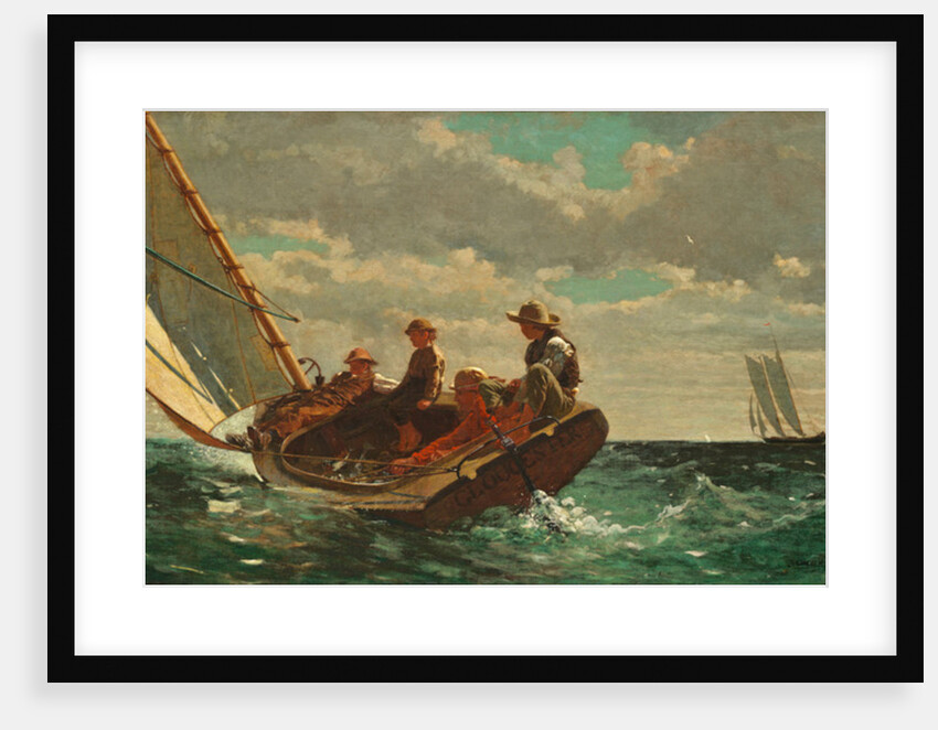 Breezing Up 1873-76 by Winslow Homer