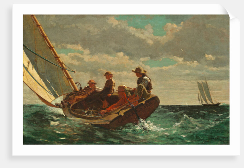 Breezing Up 1873-76 by Winslow Homer