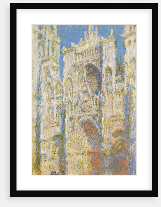 Rouen Cathedral, West Facade, Sunlight, 1894 by Claude Monet