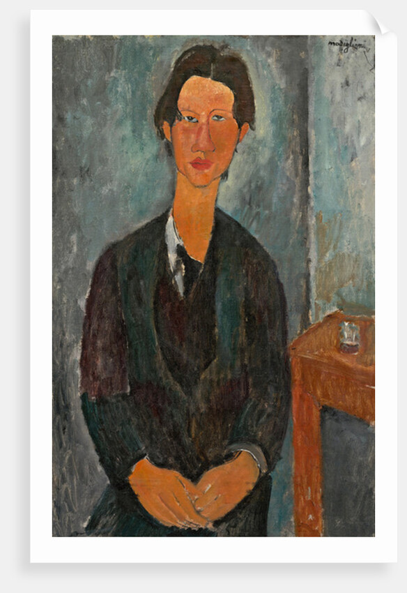 Chaim Soutine, 1917 by Amedeo Modigliani