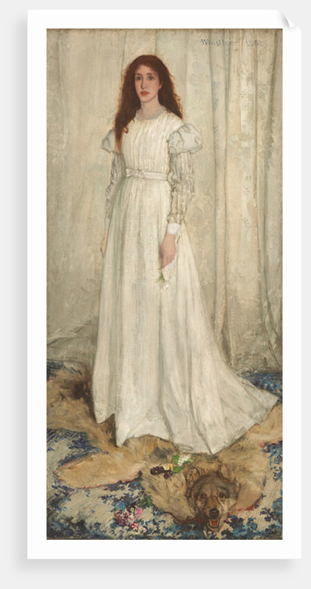 Symphony in White, No. 1: The White Girl, 1862 by James Abbott McNeill Whistler