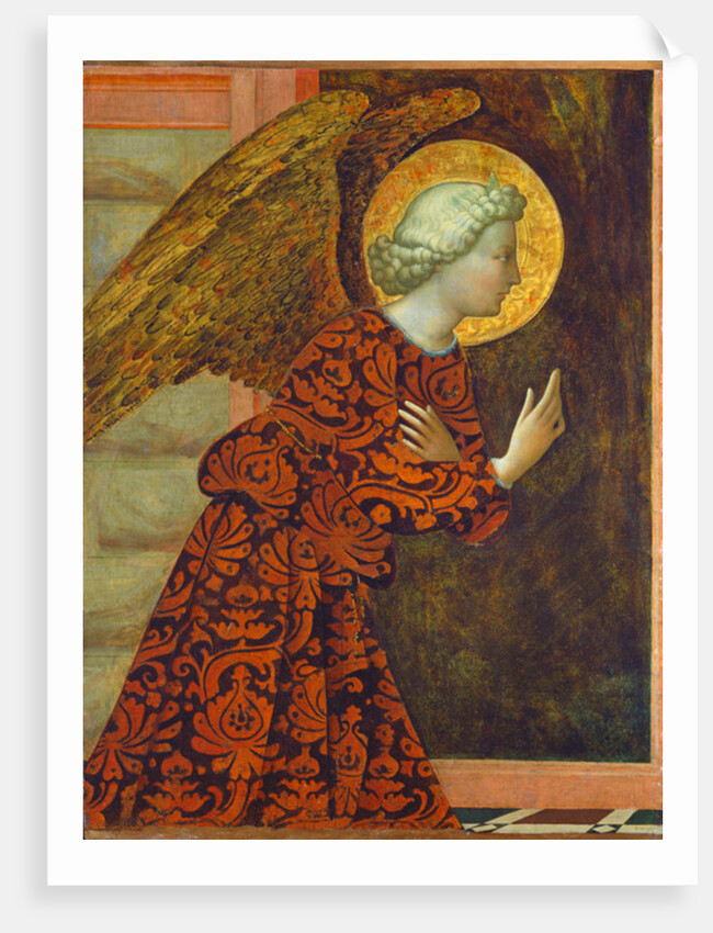The Archangel Gabriel, c. 1430 by Tommaso Masolino da Panicale