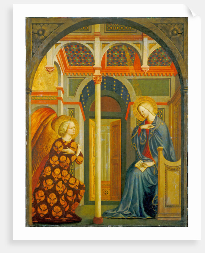 The Annunciation, c. 1423-24 by Tommaso Masolino da Panicale