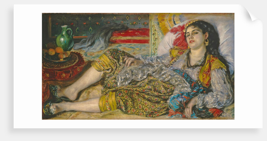 Odalisque, 1870 by Pierre Auguste Renoir