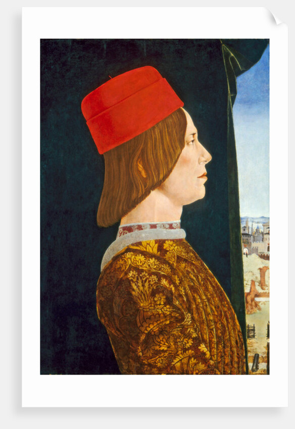Giovanni II Bentivoglio, c. 1474- 77 by Ercole de Roberti