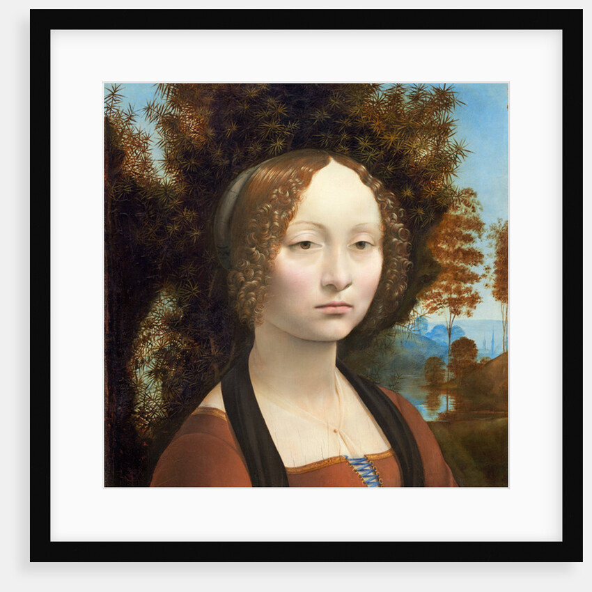 Ginevra de' Benci, c. 1474- 78 by Leonardo da Vinci