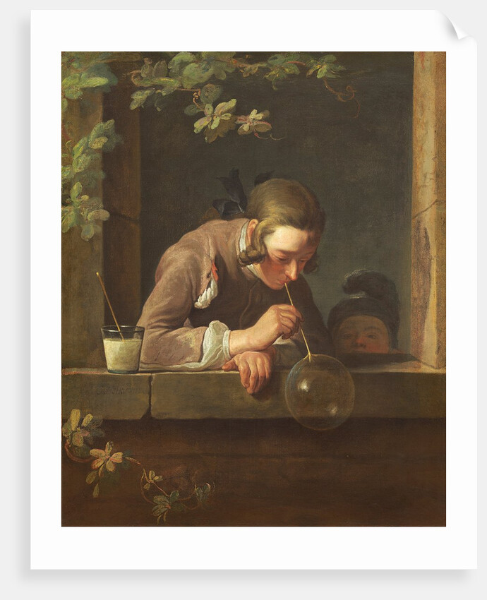 Soap Bubbles, c. 1733- 34 by Jean-Baptiste Simeon Chardin