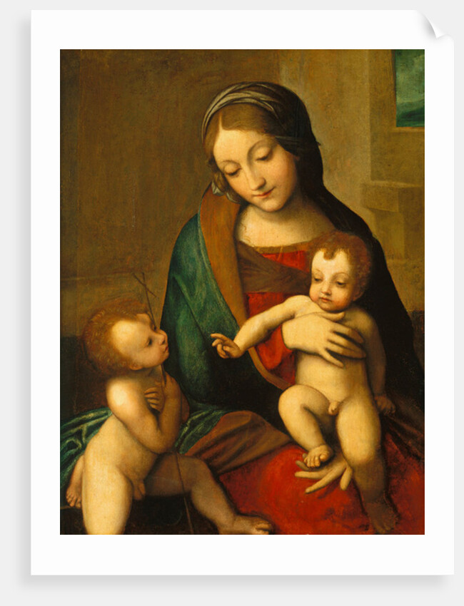 Madonna and Child with the Infant Saint John, c. 1510 by (c.1489-1534) (after) Correggio