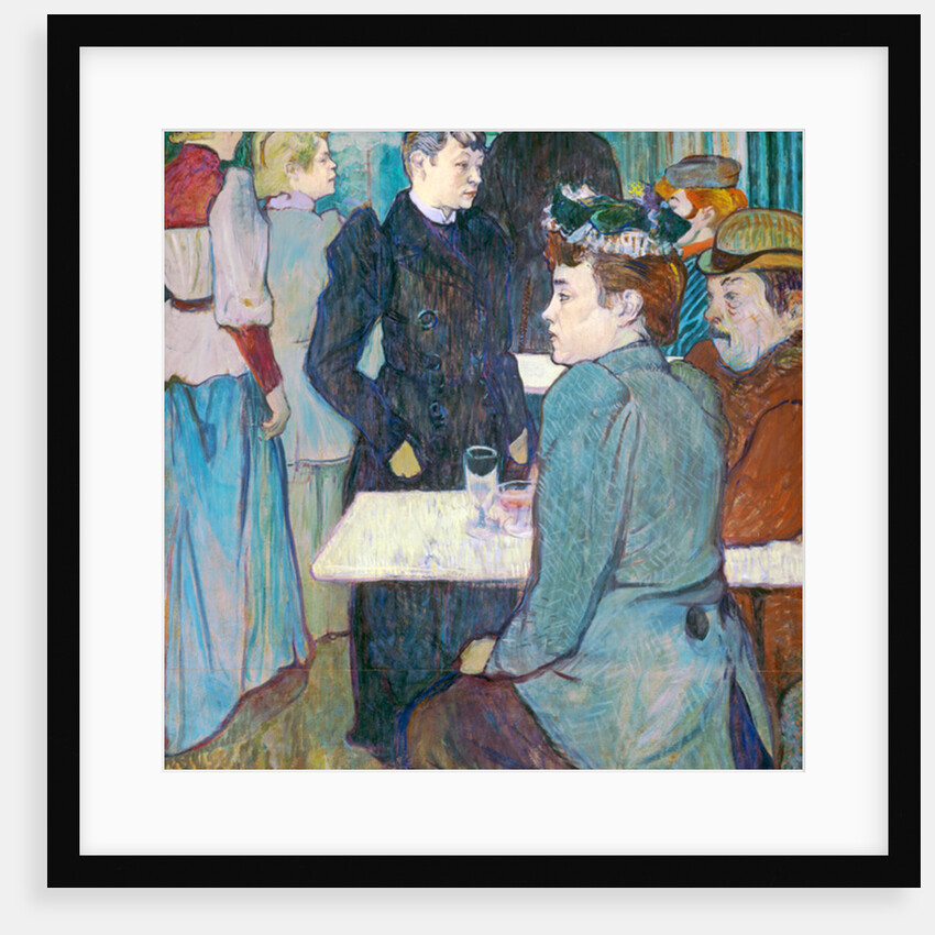 A Corner of the Moulin de la Galette, 1892 by Henri de Toulouse-Lautrec