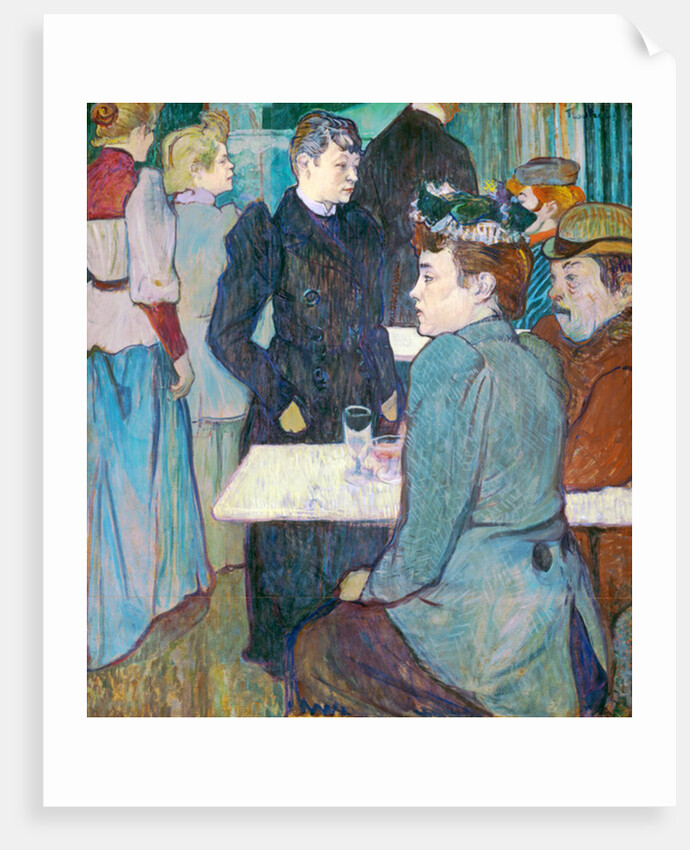 A Corner of the Moulin de la Galette, 1892 by Henri de Toulouse-Lautrec