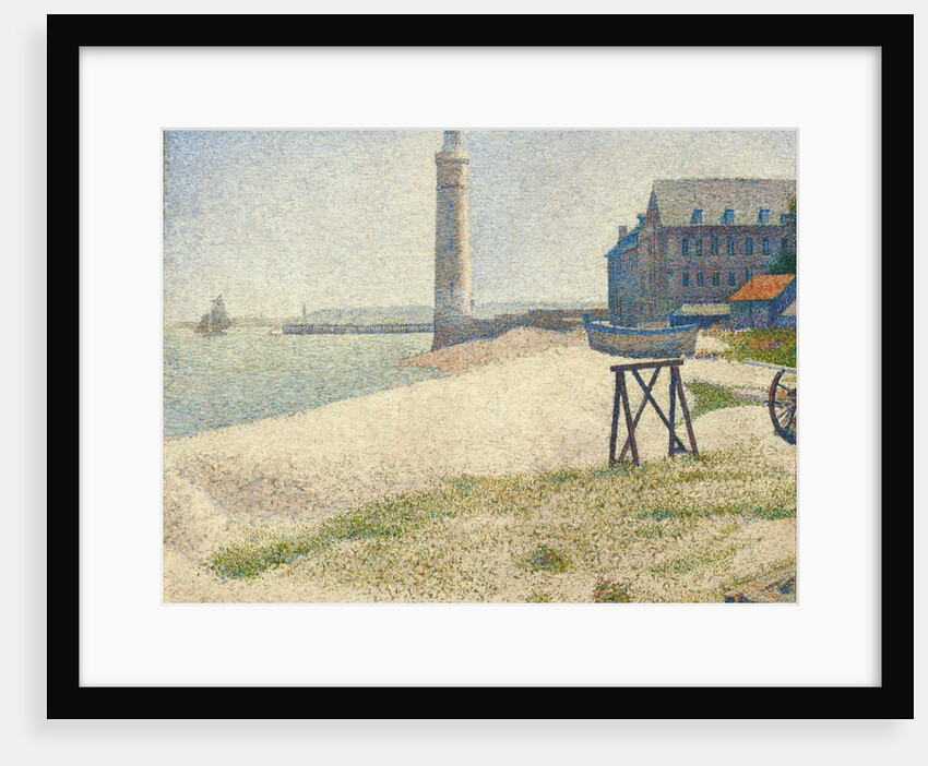 The Lighthouse at Honfleur, 1886 by Georges Pierre Seurat