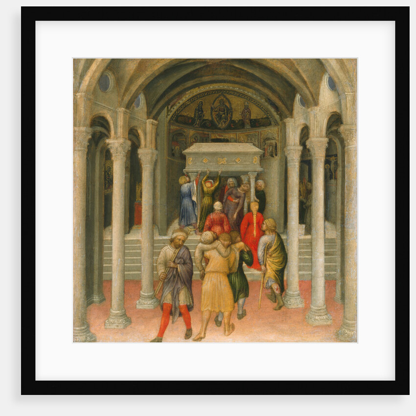 The Crippled and Sick Cured at the Tomb of Saint Nicholas, 1425 by Gentile da Fabriano
