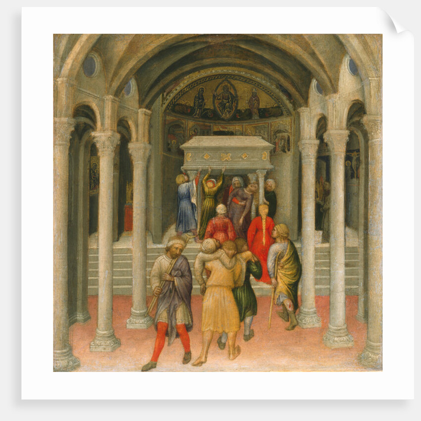 The Crippled and Sick Cured at the Tomb of Saint Nicholas, 1425 by Gentile da Fabriano