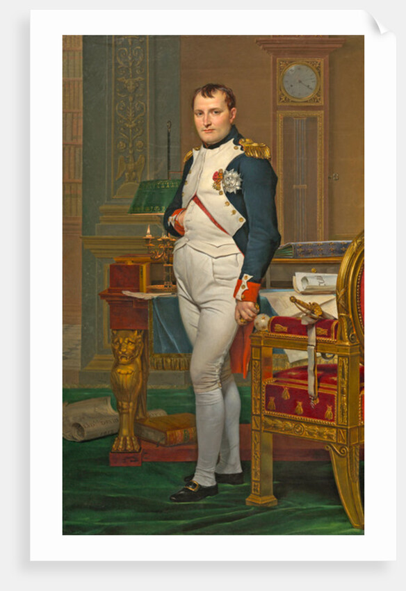 The Emperor Napoleon in His Study at the Tuileries, 1812 by Jacques Louis David