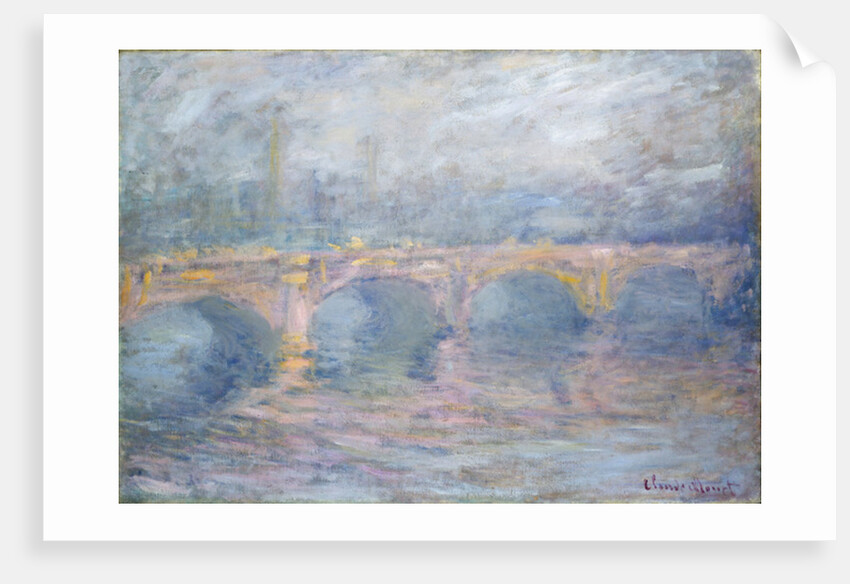 Waterloo Bridge, London, at Sunset, 1904 by Claude Monet