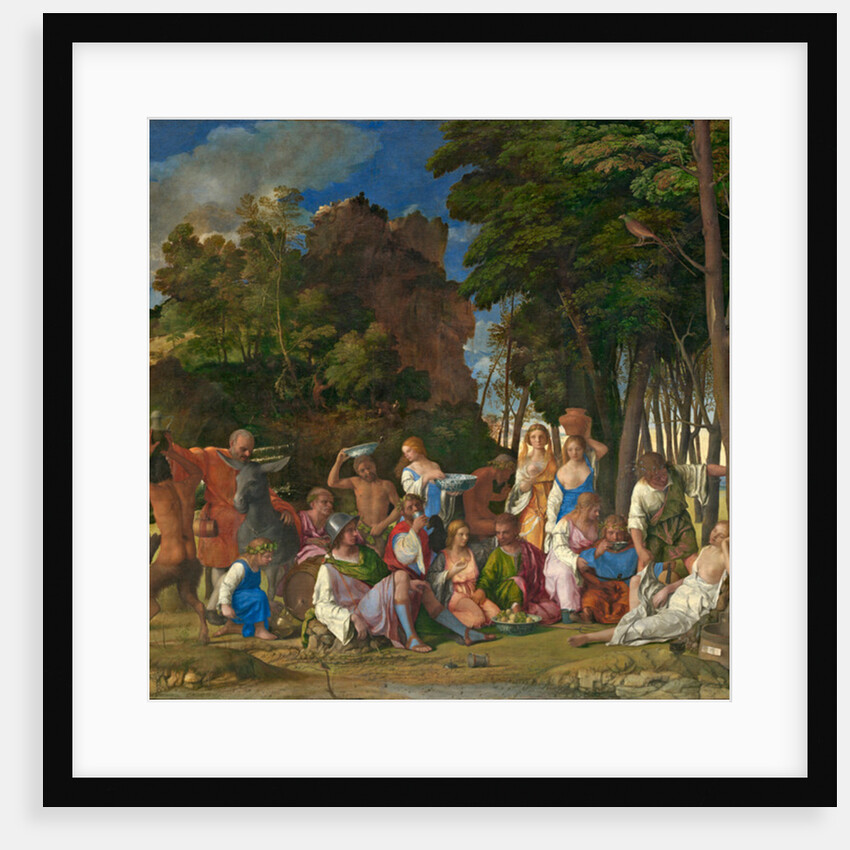 The Feast of the Gods, 1514- 29 by Giovanni & Titian Bellini