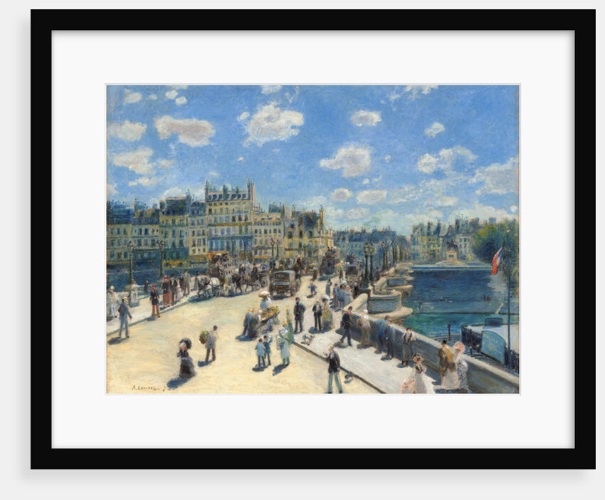 Pont Neuf, Paris, 1872 by Pierre Auguste Renoir