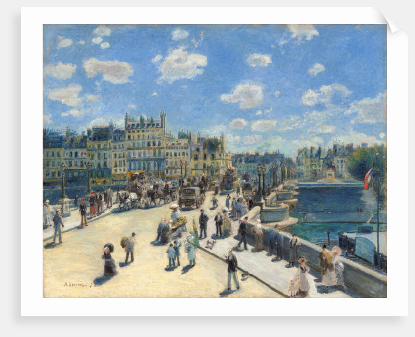 Pont Neuf, Paris, 1872 by Pierre Auguste Renoir