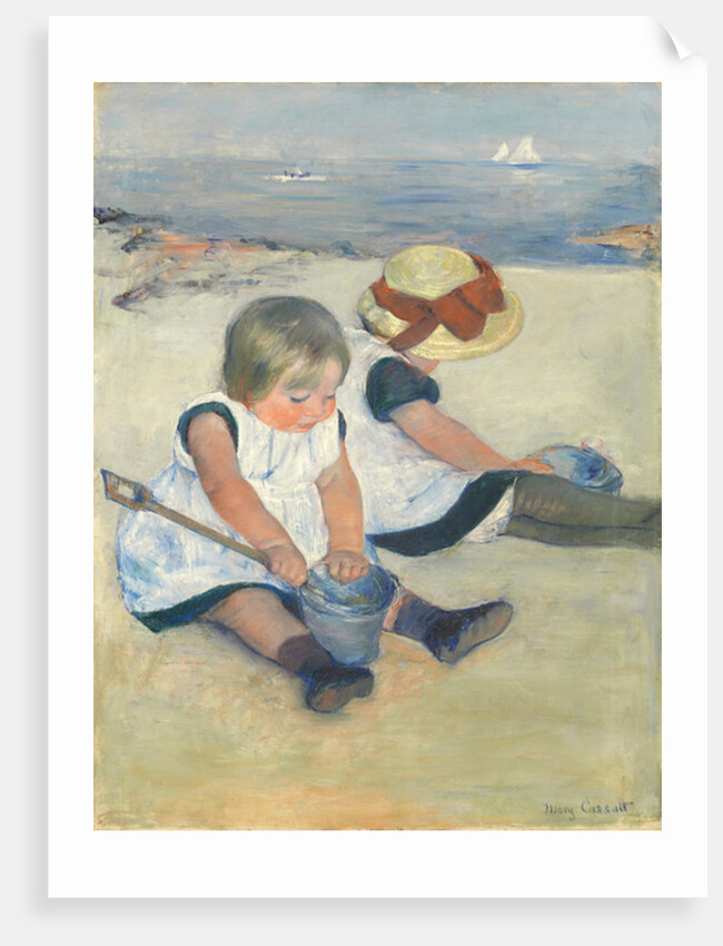 Children Playing on the Beach, 1884 by Mary Stevenson Cassatt